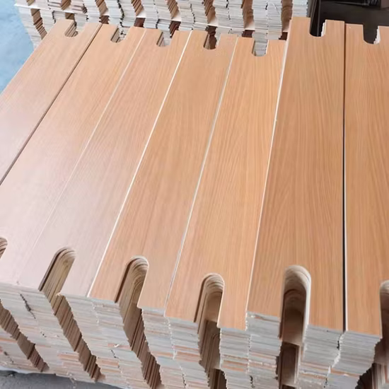 Lattes de lit en bois LVL courbées, colle E0, bouleau, hêtre, peuplier, lattes R4000 R8000