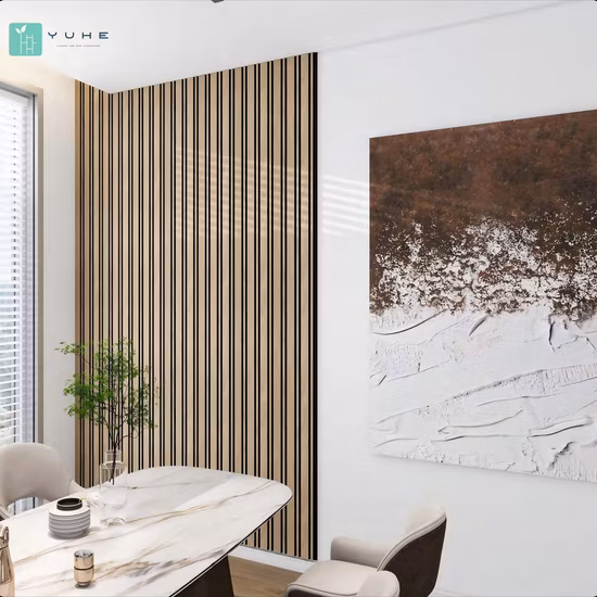 Matériau de mur de décoration intérieure ignifuge Panneau mural PS